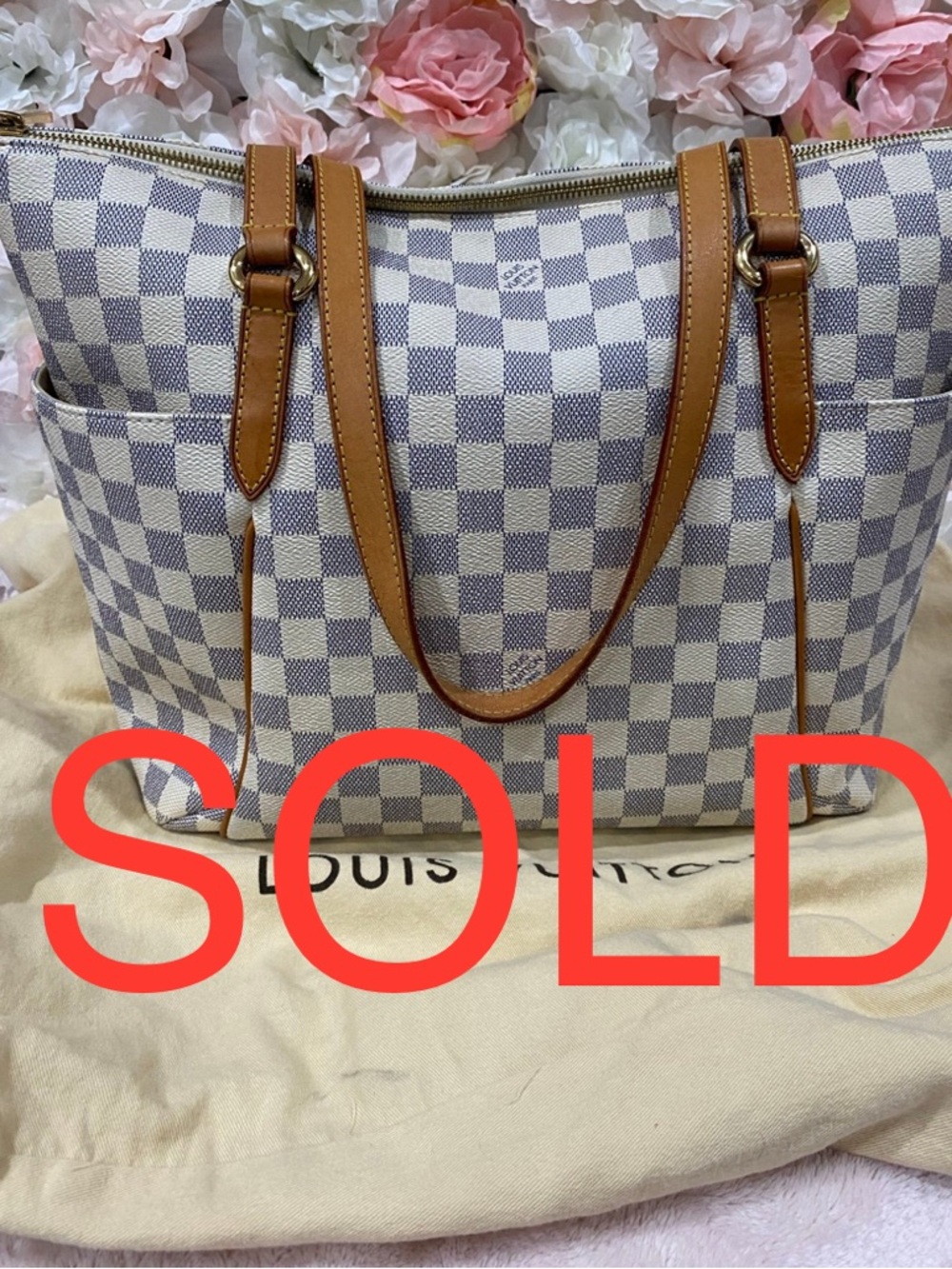 ***SOLD***Louis Vuitton Damier Azur Totally MM